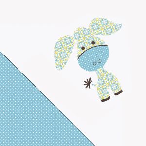 Cover for the Original Theraline Design 69, "Donkey laguna turquoise"
