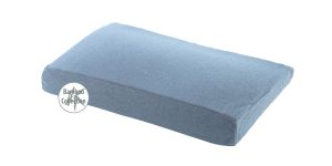 Kid's Pillow incl. cover Design 154 "Melange Blue-grey" Bamboo Collection
