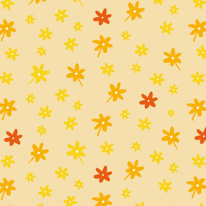 Cover for Comfort Design 41 "Little Flowers yellow"