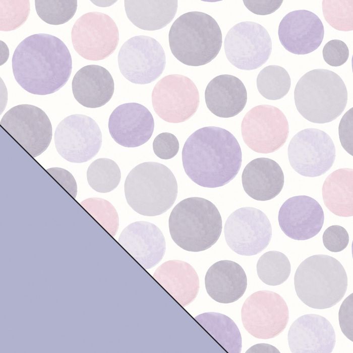 Cover for the Yinnie, design 59 "Water dots purple"