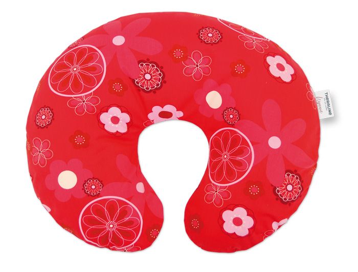 Nursing Cushion Wynnie incl. Cover Design 88 "Retro Flower red"